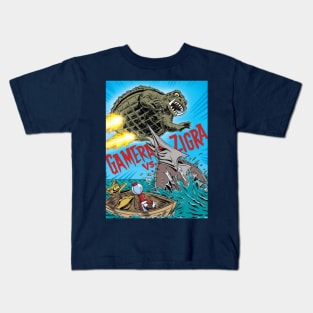 MST3K Mystery Science Promotional Artwork - Gamera vs Zigra Kids T-Shirt